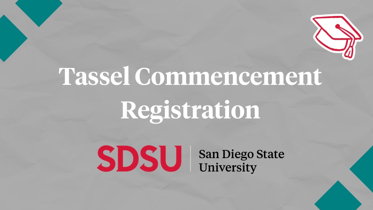 Tassel Commencement Registration 